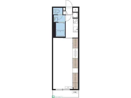 リブリ・MNメゾン(1K/2階)の間取り写真