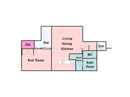 パークTホームズザビエル 901(1LDK/9階)の間取り写真