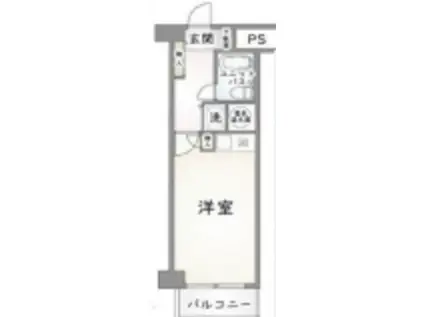 ライオンズステーションプラザ大塚第2(1K/11階)の間取り写真