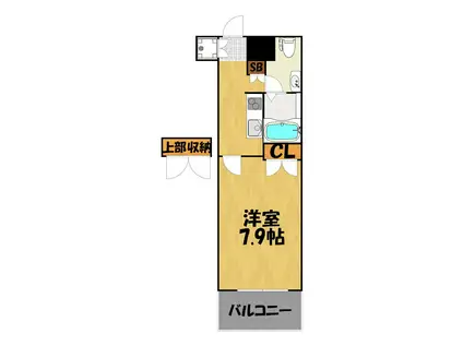 NO82 EMPRESS(1K/3階)の間取り写真