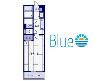 KOTO・かまくらハイツ(1K/3階)の間取り写真