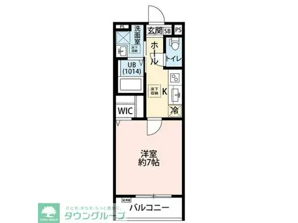第三銀マンション(1K/3階)の間取り写真