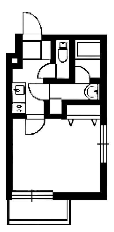 BCASA 十条仲原(1K/4階)の間取り写真