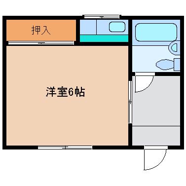 プチビル(1K/4階)の間取り写真