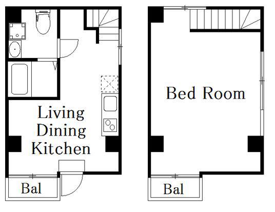 DECOR RESIDENCE田原町(1LDK/5階)の間取り写真