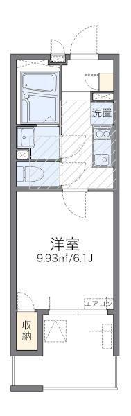 レオネクスト東小金井(1K/2階)の間取り写真