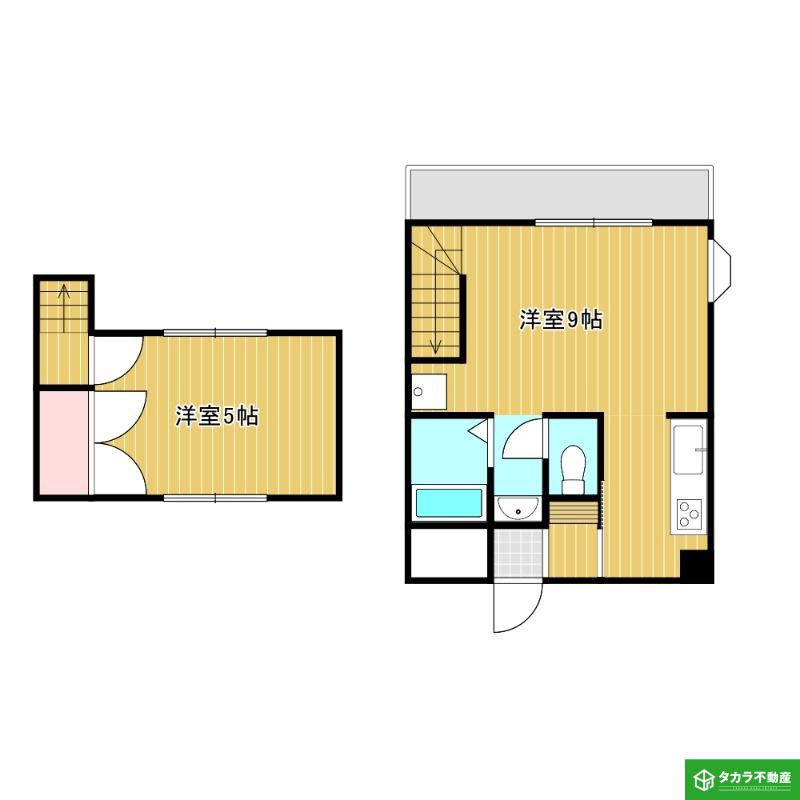 スターダスト中島(1LDK/7階)の間取り写真