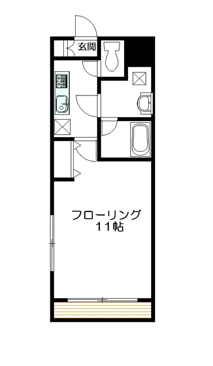 リヴェールHERO 1階階 間取り