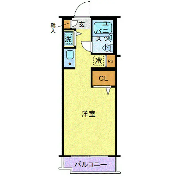 ジョイフル祐天寺 3階階 間取り