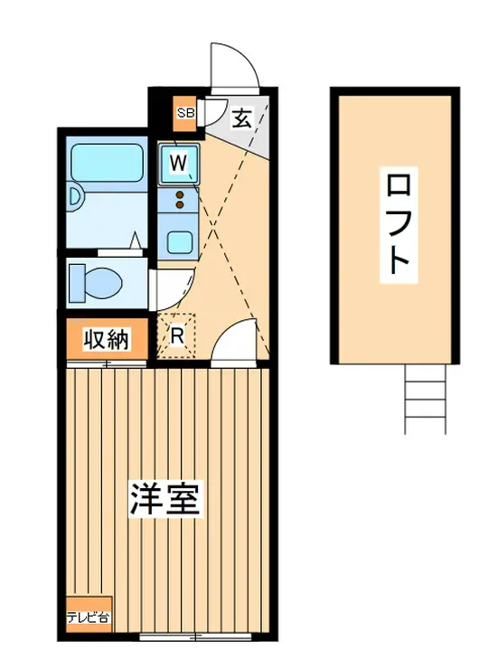 レオパレスCANDY 2階階 間取り