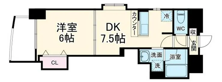 ブラウニー 1階階 間取り