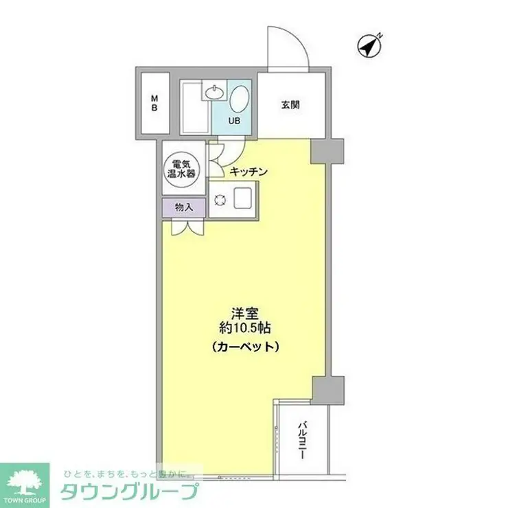 俳優座ビル 8階階 間取り