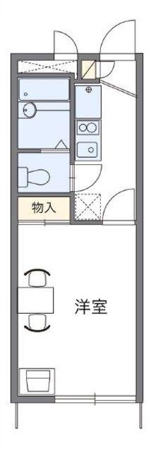 レオパレスドリーム(1K/2階)の間取り写真