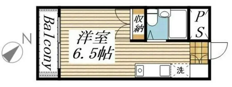 スカイコート戸越銀座 8階階 間取り