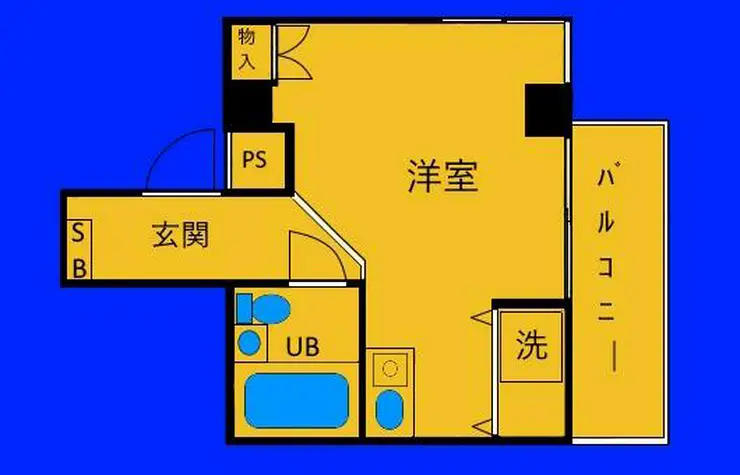 シルフィード横浜 5階階 間取り