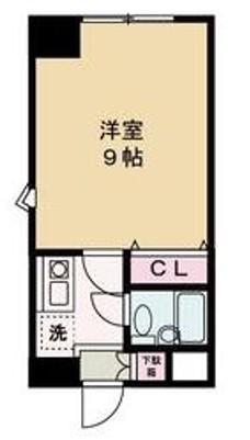 ベルトピア飾磨(1K/6階)の間取り写真