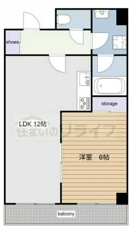 ヒルトップ小石川 1階階 間取り
