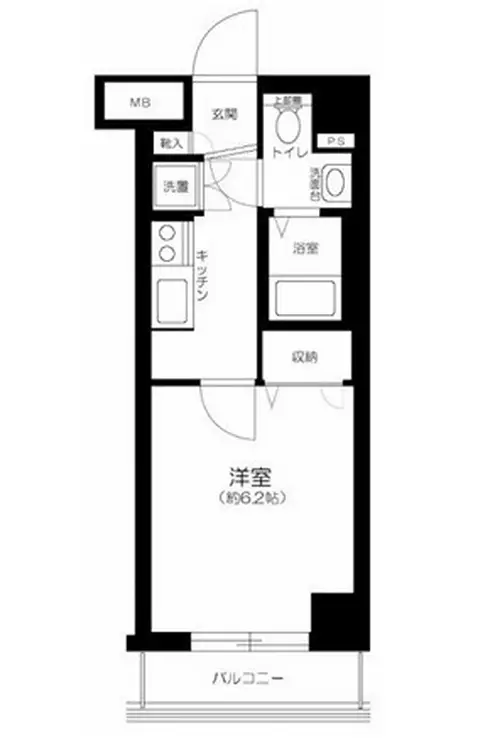 レナトゥス四谷 5階階 間取り