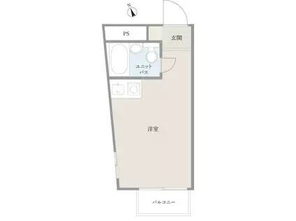 トップ東長崎(ワンルーム/4階)の間取り写真