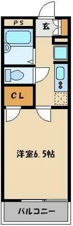 レオパレスアンドゥドゥ 4階階 間取り