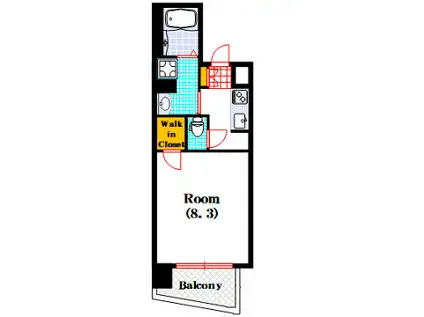セイワパレス森ノ宮中央(1K/5階)の間取り写真