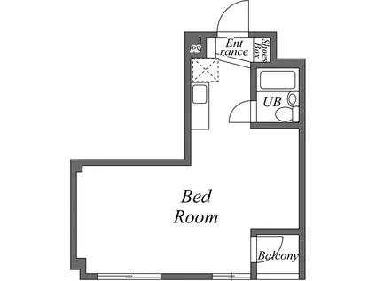 ユーコート高田馬場(ワンルーム/2階)の間取り写真