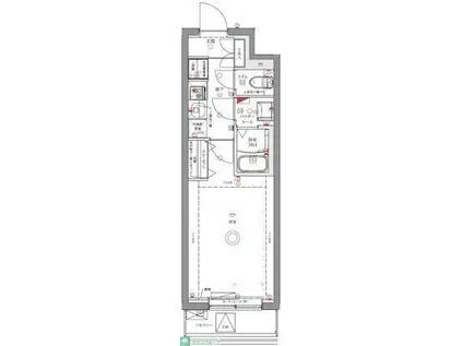 ユリカロゼ成増(1K/5階)の間取り写真