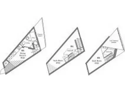 サクラノキテラス中目黒(2DK/3階)の間取り写真