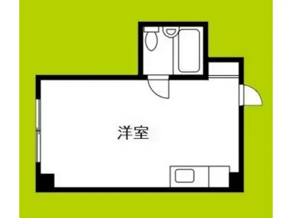 COCOメゾン西田辺(ワンルーム/2階)の間取り写真