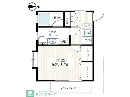 ヴィーブ本郷(1K/8階)の間取り写真