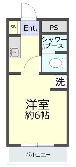 ユースフル大塚(ワンルーム/2階)の間取り写真
