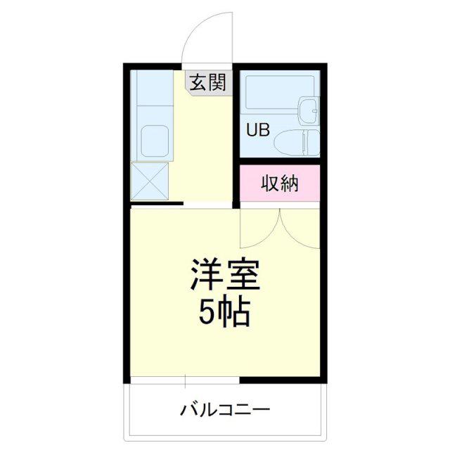 プラザ ドゥ パルコ(1K/1階)の間取り写真