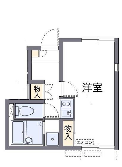 レオネクストマールフ(1K/1階)の間取り写真