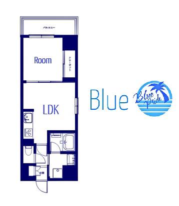 CAMPHORA(1LDK/7階)の間取り写真