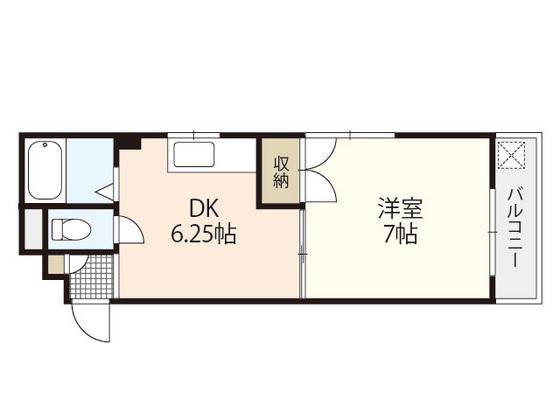 ネクスティトヨタ(1DK/2階)の間取り写真