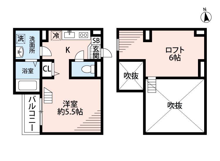ほっとスマイル(ワンルーム/1階)の間取り写真