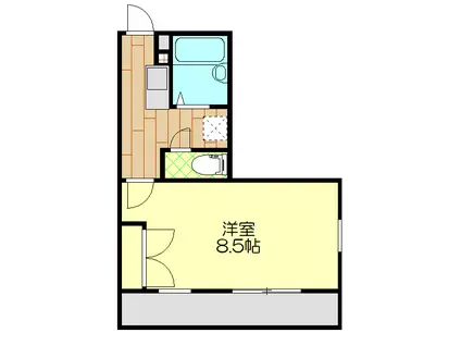 リオーネ(1K/2階)の間取り写真