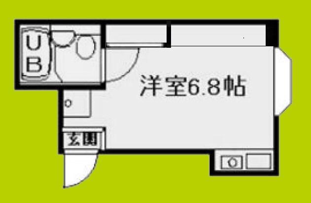 MTKビル(ワンルーム/5階)の間取り写真