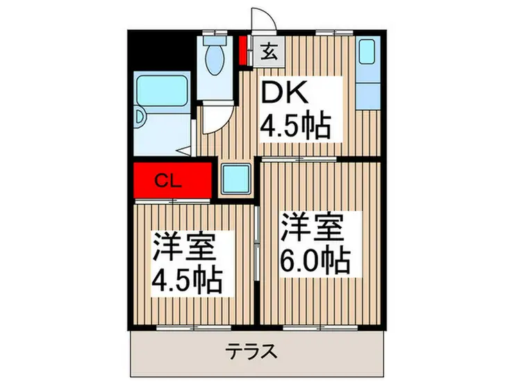 ルネッサモリタ 1階階 間取り