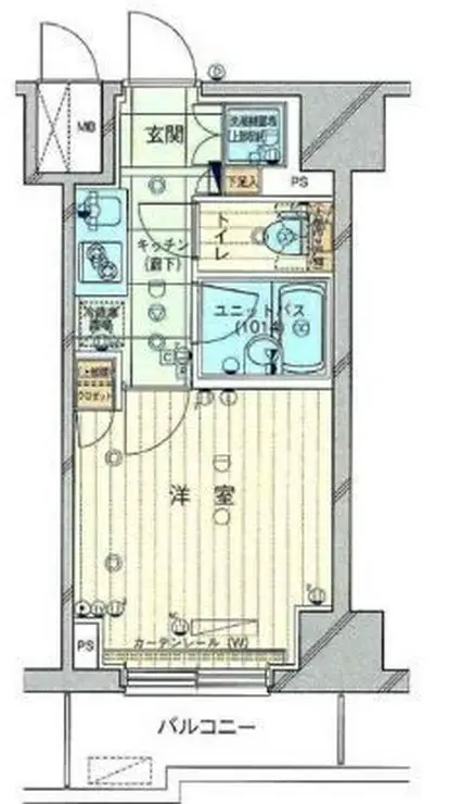 ルーブル川崎参番館 10階階 間取り