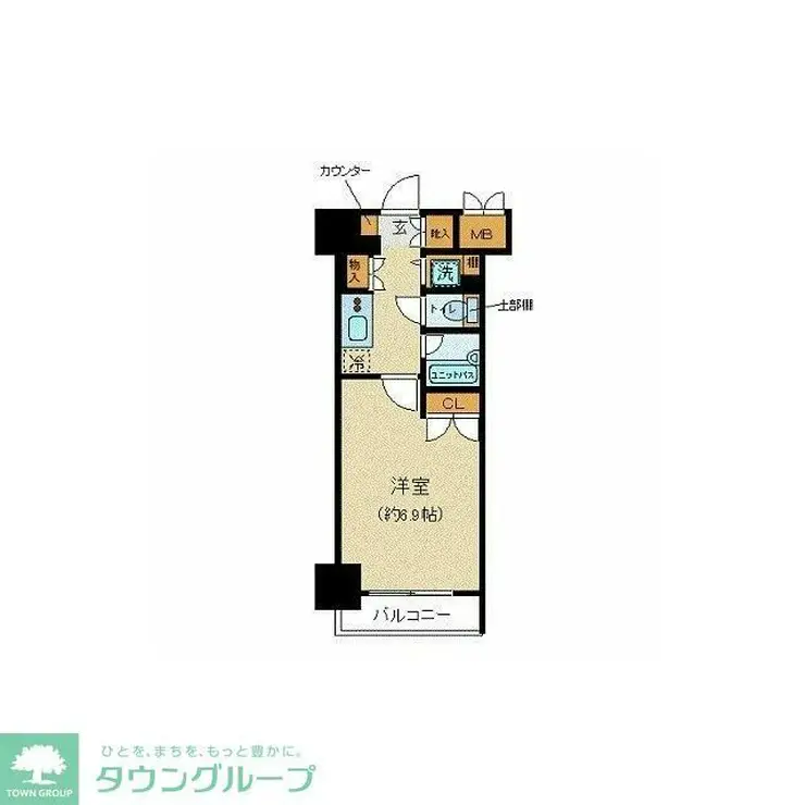 パレステュディオ神田神保町 4階階 間取り