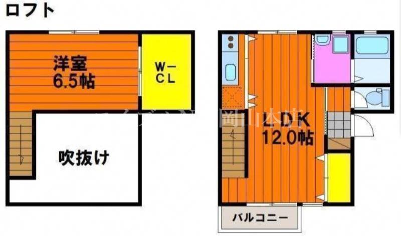 カーサフィオーレ野田(1LDK/1階)の間取り写真