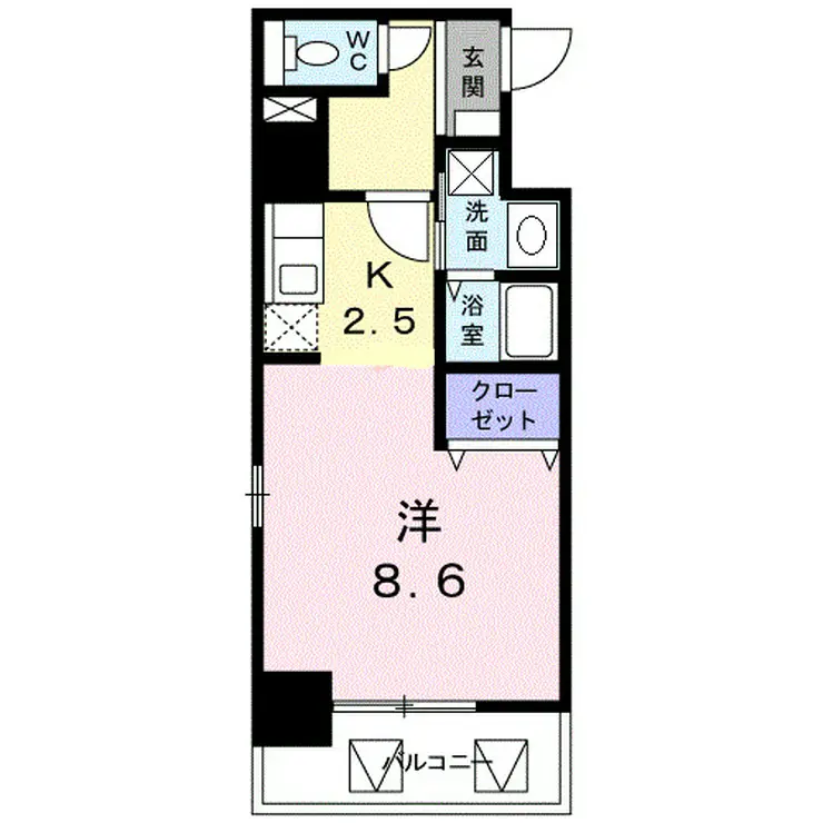 メルヴェーユ 5階階 間取り