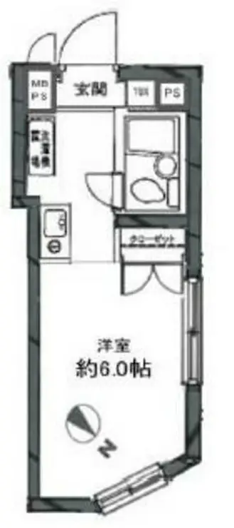 日神パレステージ代田橋 1階階 間取り