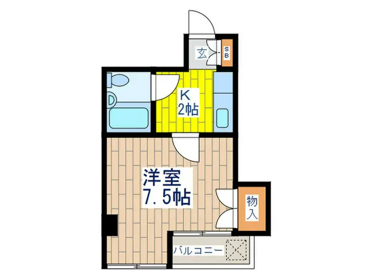 グランパ池上 3階階 間取り