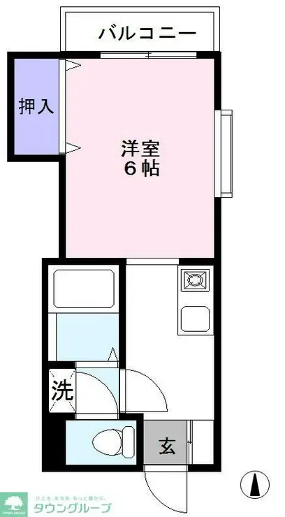 ラフィーヌ・池田5番館 3階階 間取り