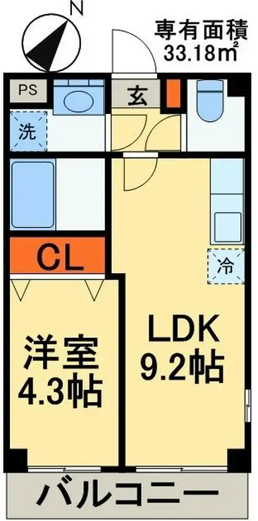アルコバレーノ マクハリ 3階階 間取り