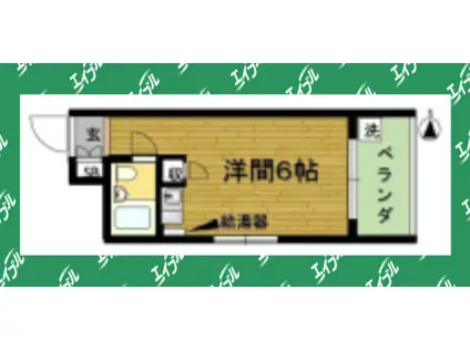 トーカングランドマンション栄(ワンルーム/7階)の間取り写真