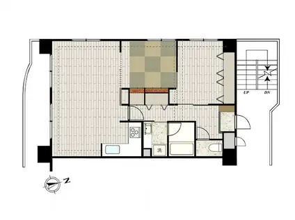 サンパレス吉祥寺(2LDK/7階)の間取り写真