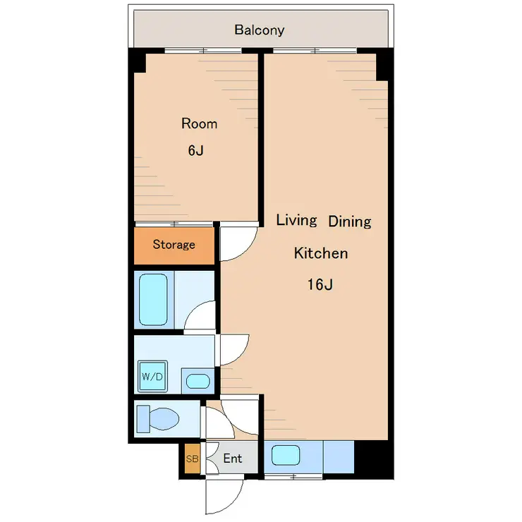 サンライズタナカ 1階階 間取り